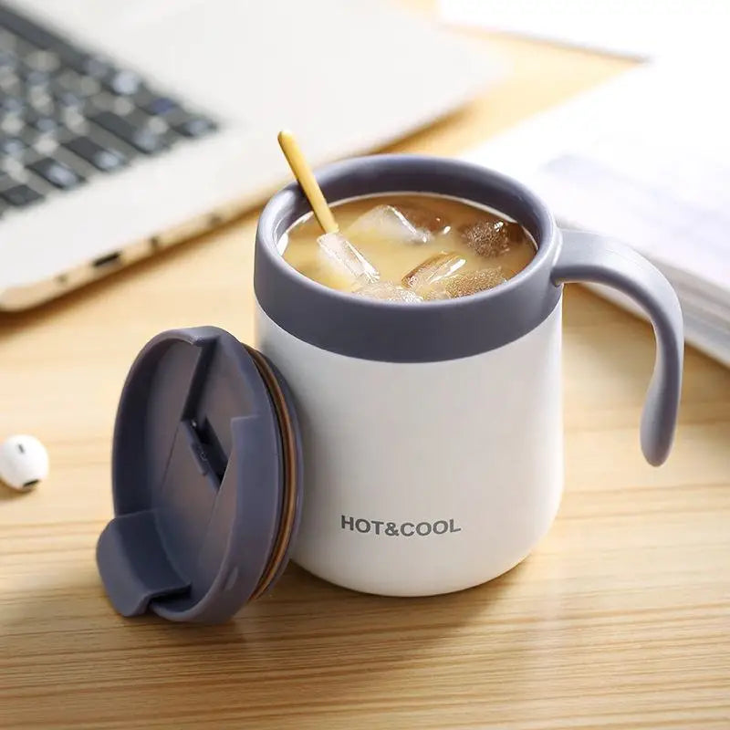 Insulated Stainless Steel Coffee Mug with Handle (11.5oz)